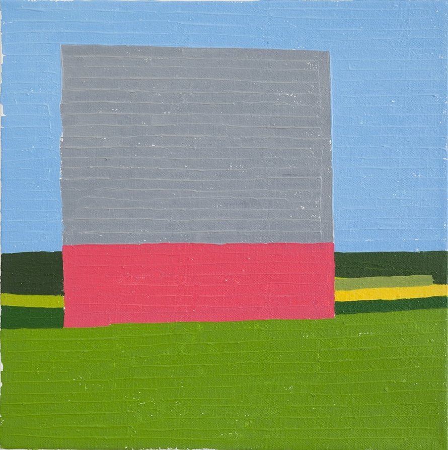 Drive In, 2013, oil on linen, 40 x 40cm.