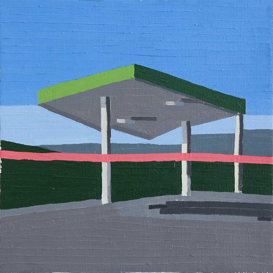 Africa, 2013, oil on linen, 40 x 40cm.