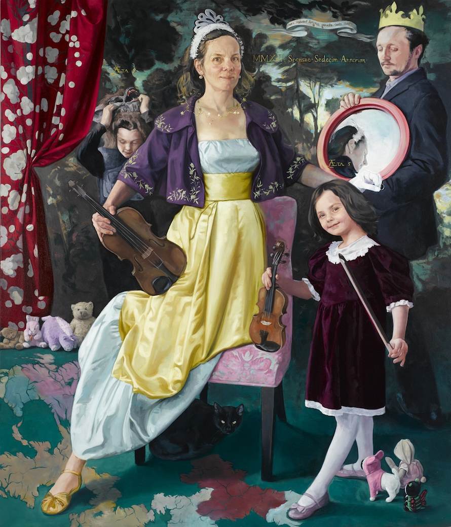 Portrait as a Bride of Sixteen Years (Long May Their Joys Endure), 2013, 56 x 48