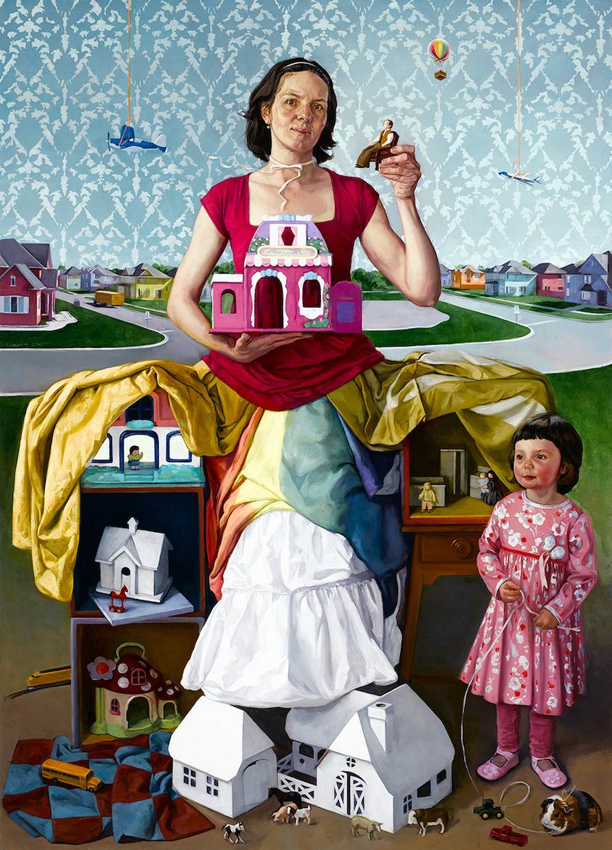 Suburban Pastoral, 60 x 34