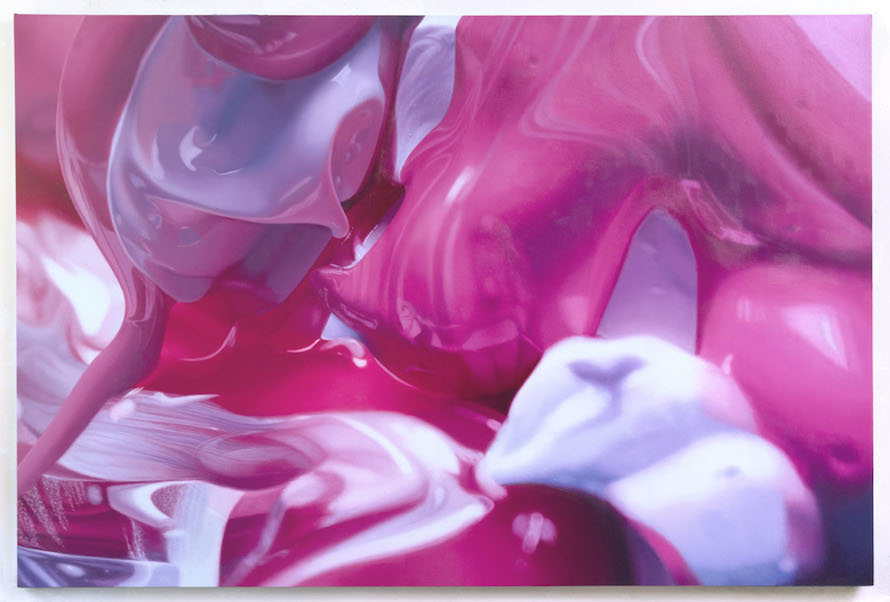 Her Fantasy, 2014, oil on canvas, 60 x 90 inches
