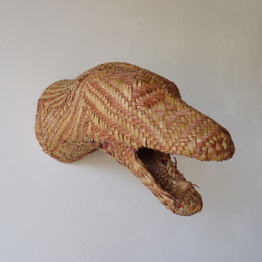 Basket, 2014, mixed media, 5 in. x 6 in. x 10 in.