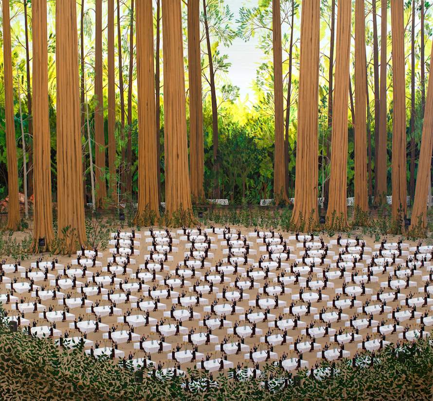 Vanity, 2013. Acrylic on linen, 65 inches x 70 inches.