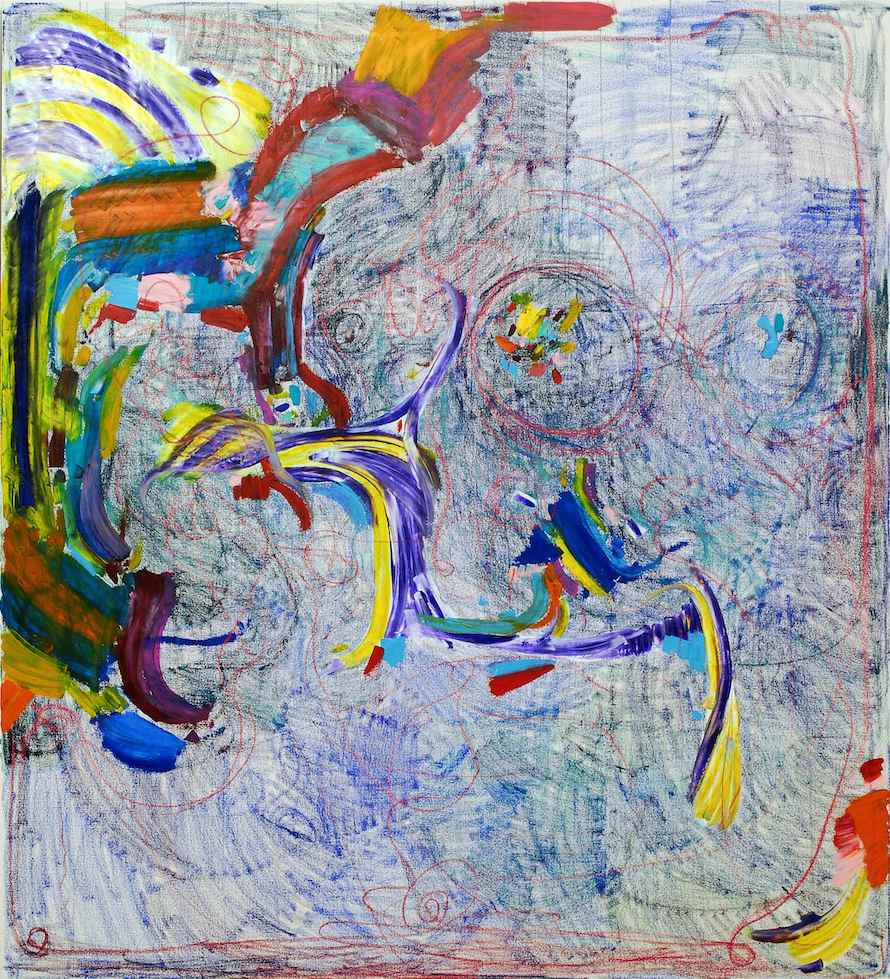 Untitled, 2014. oil on canvas, 90 x 80 inches