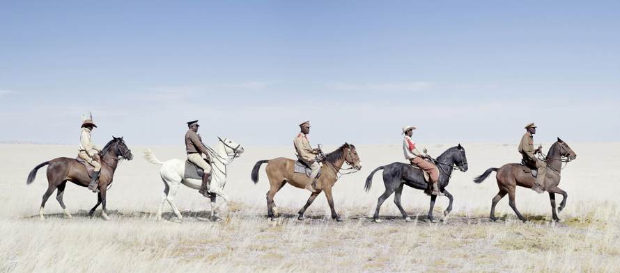 “Herero Cavalry Marching” (2012) © Jim Naughten, Image courtesy of Klompching Gallery, New York City