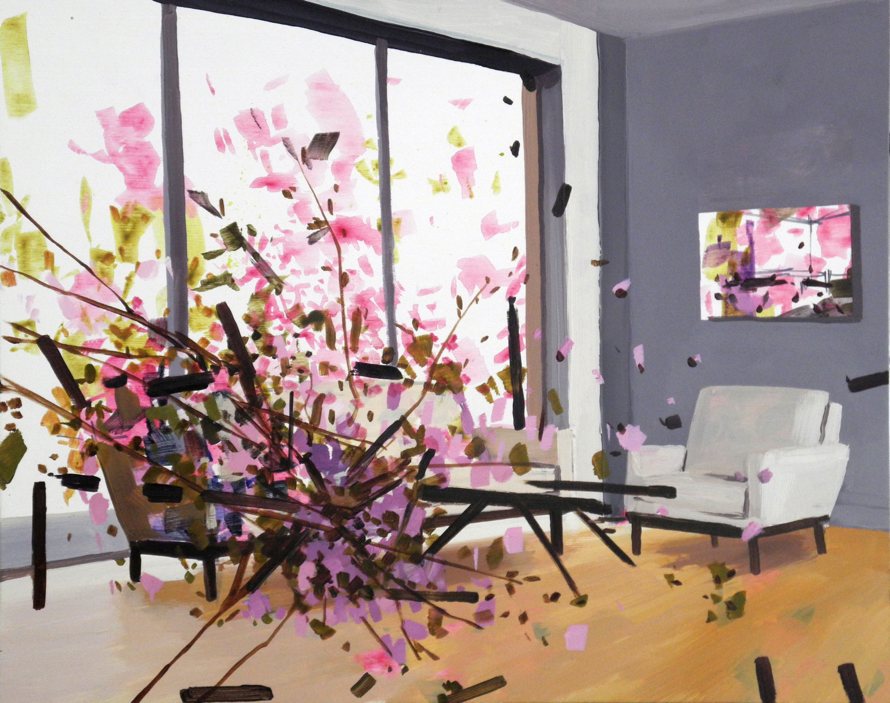 Living Room I, 2013, oil on panel, 16 x 20 inches