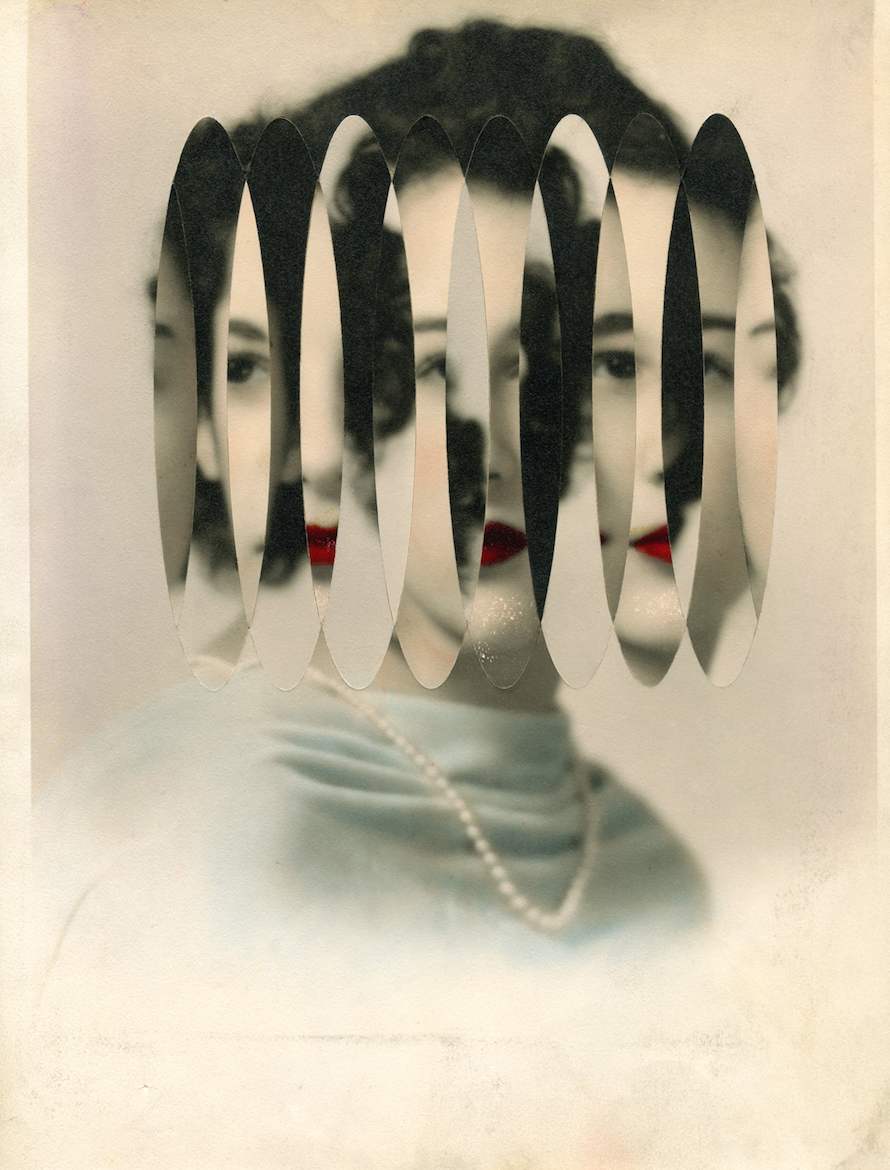 My Ex Best Friend, 2013. Altered found photograph. Copyright © Julie Cockburn. Courtesy Yossi Milo Gallery, New York.