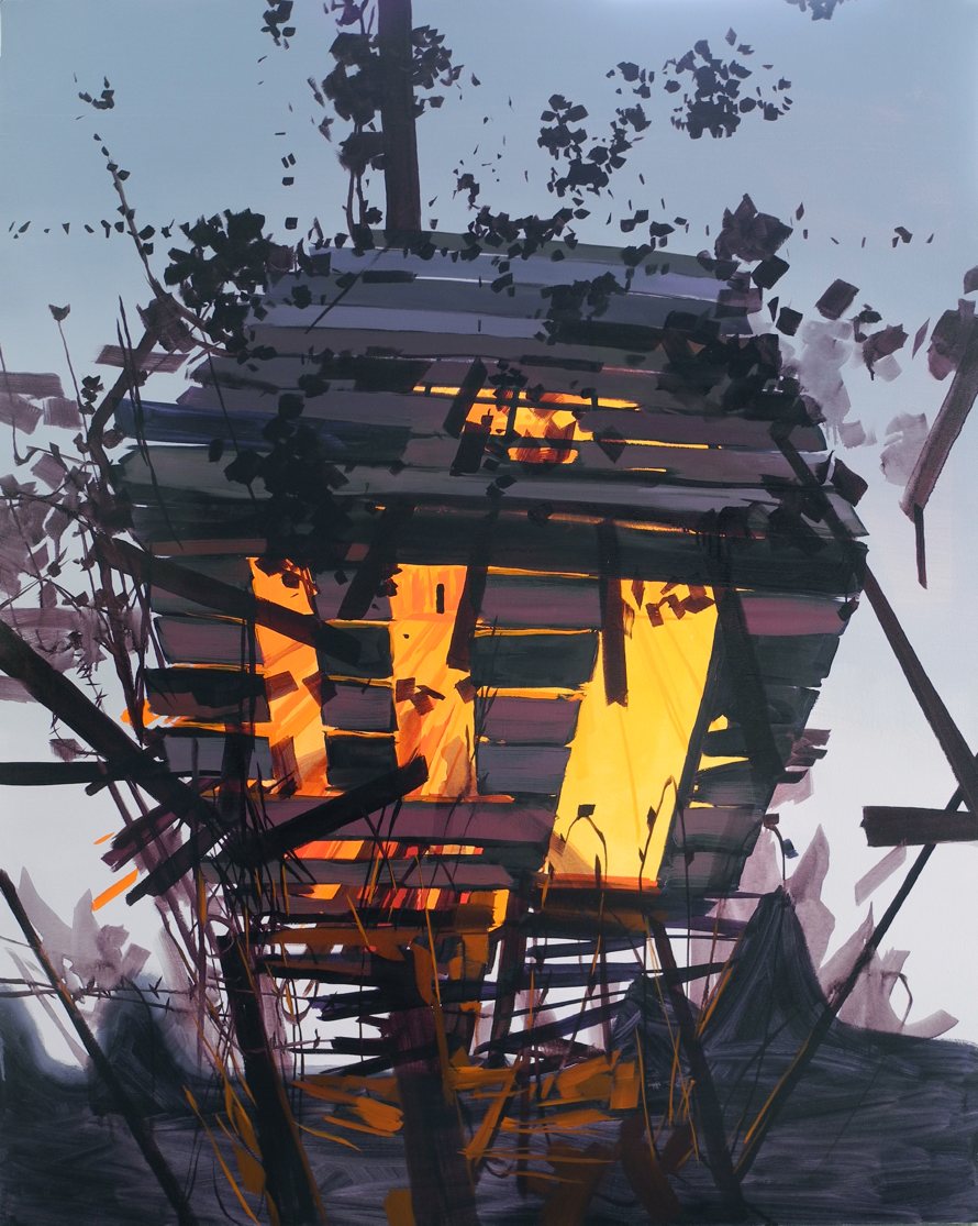 One View, 2013, oil on canvas, 50 x 64 inches