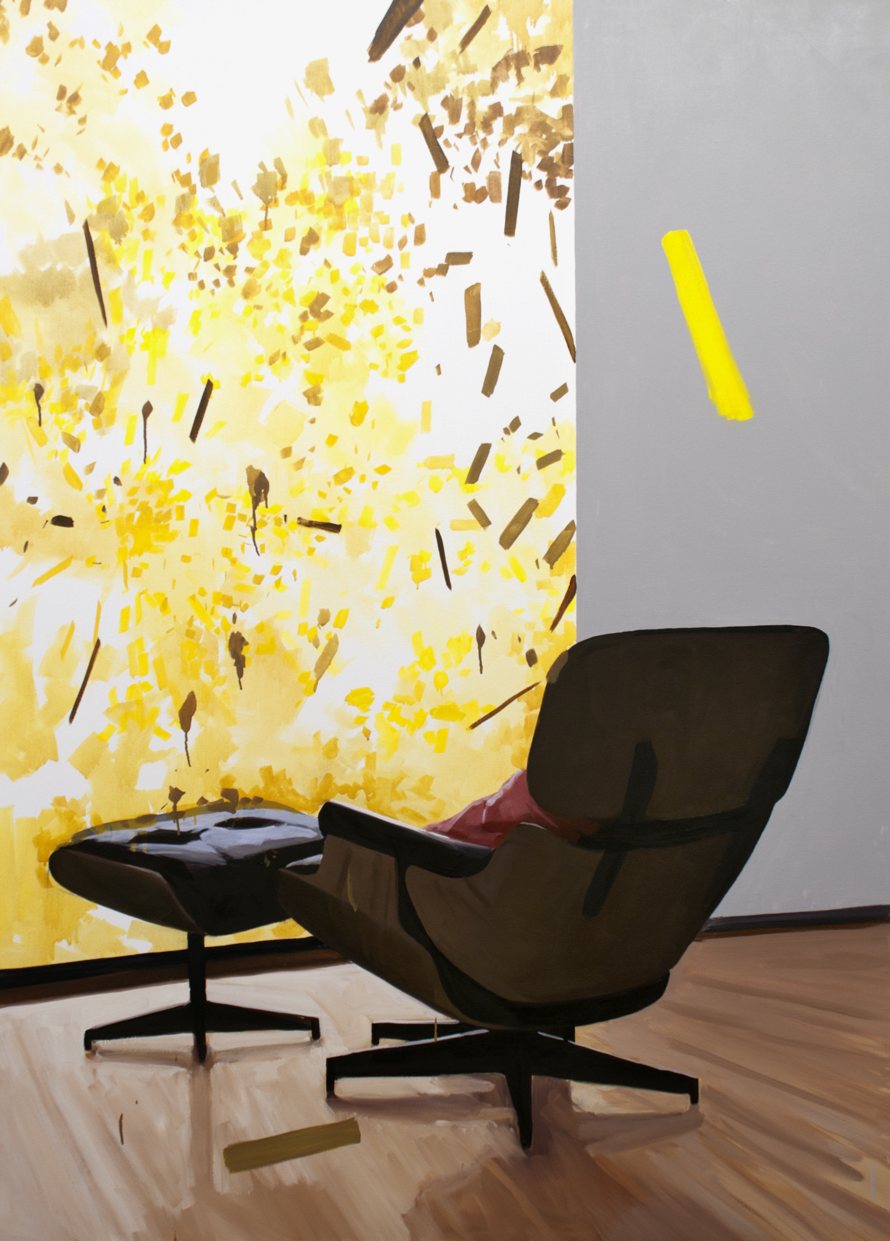 Picture, Picture, 2013, oil on canvas, 50 x 70 inches