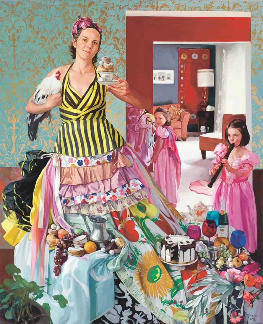 Portrait as Sunday Brunch, 2012, 56 x 46