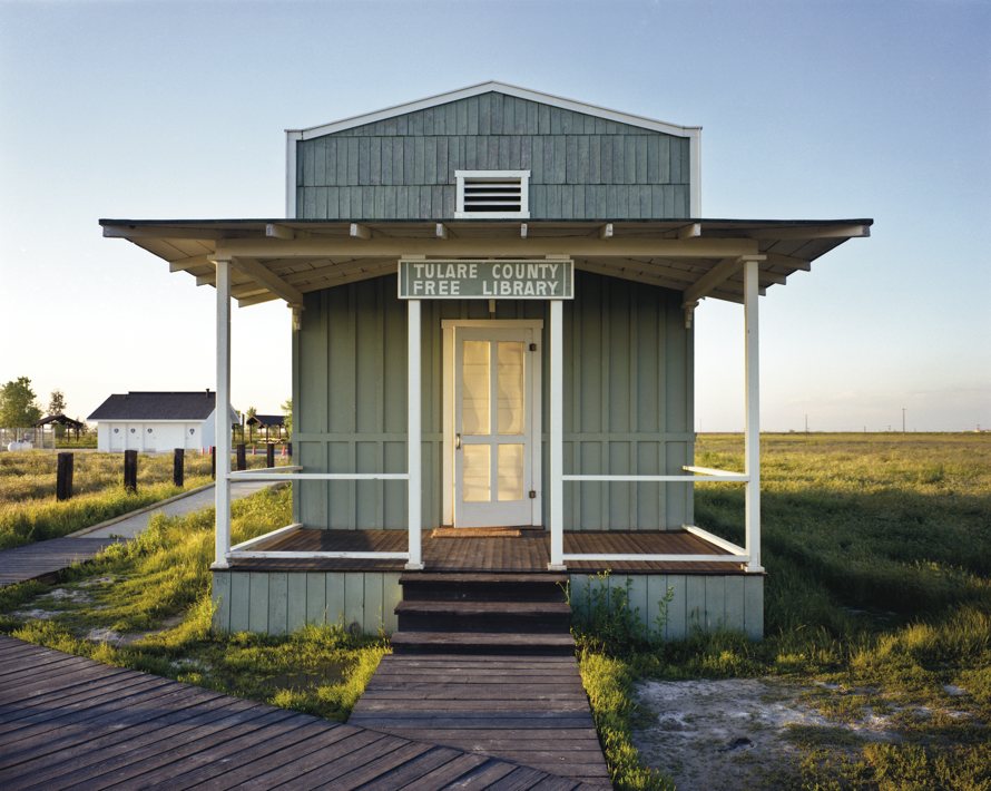 Library built by ex-slaves, Allensworth, Calif., 1995