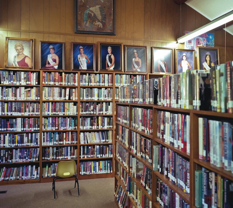 Miss Cass Lake winners, Cass Lake Community Library, Cass Lake, Minn., 2012.