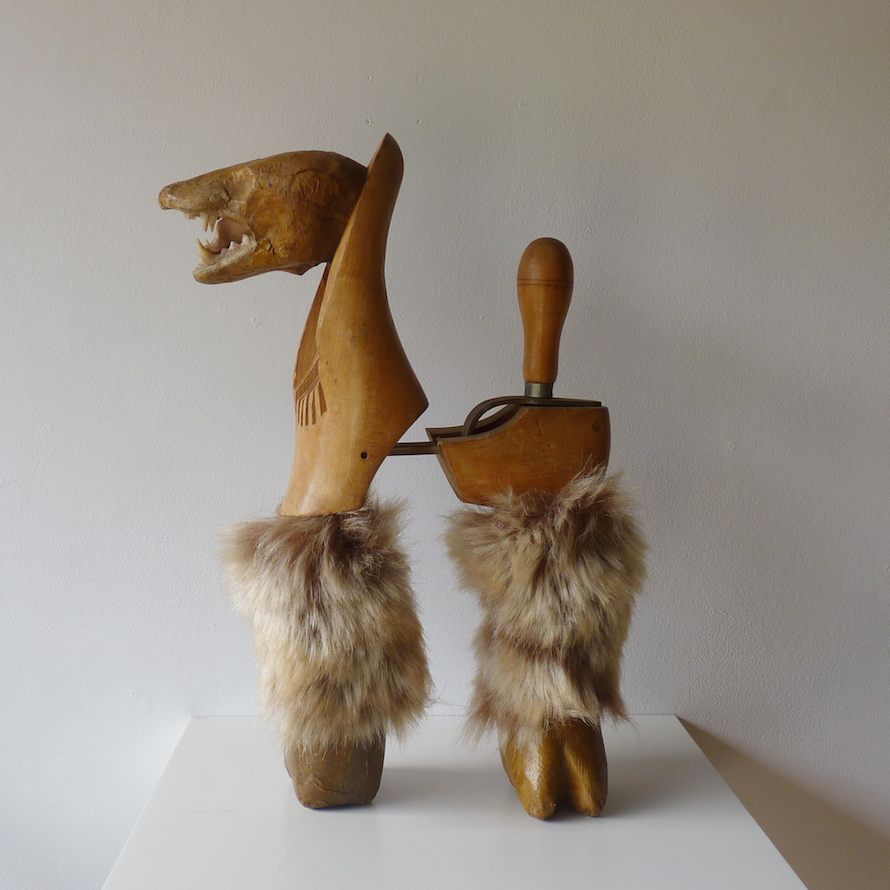 Shoe Creature, 2014, mixed media, 19 in. x 14 in. x 4 in.