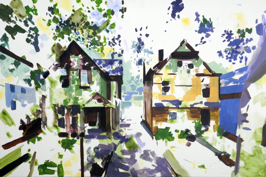 Study: Inside Out, 2013, oil on panel, 24 x 36 inches