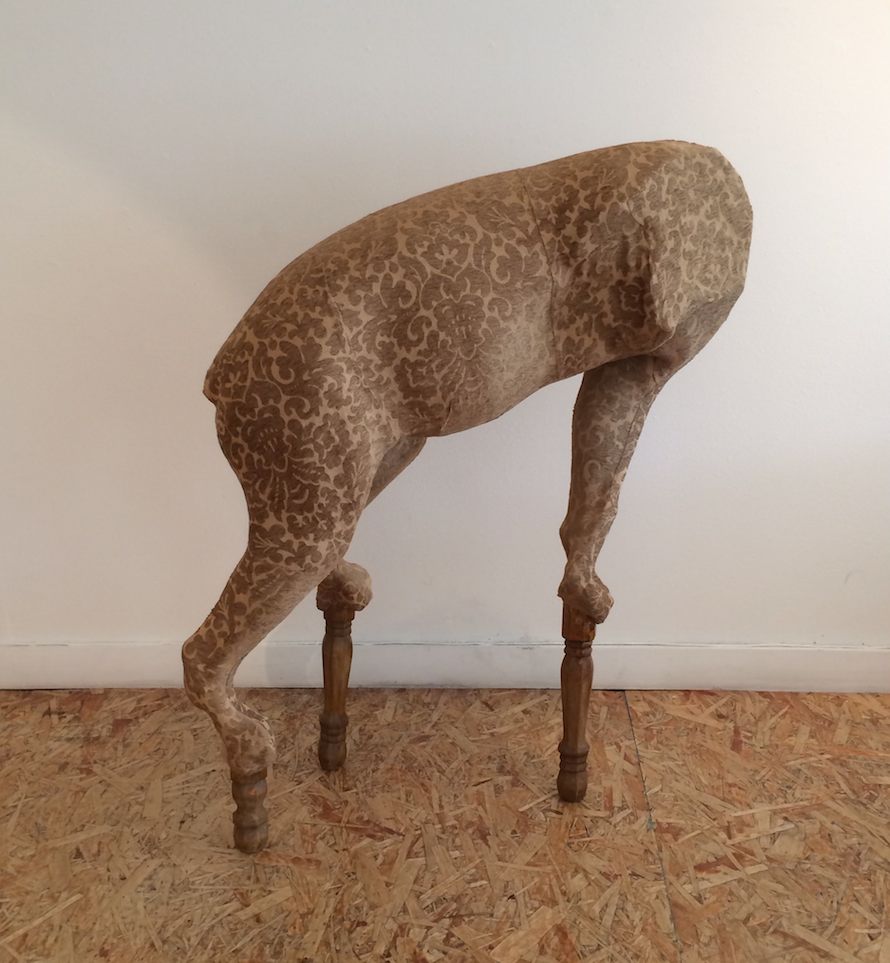 The Bear, 2014, mixed media, 42 in. x 42 in. x 16 in.