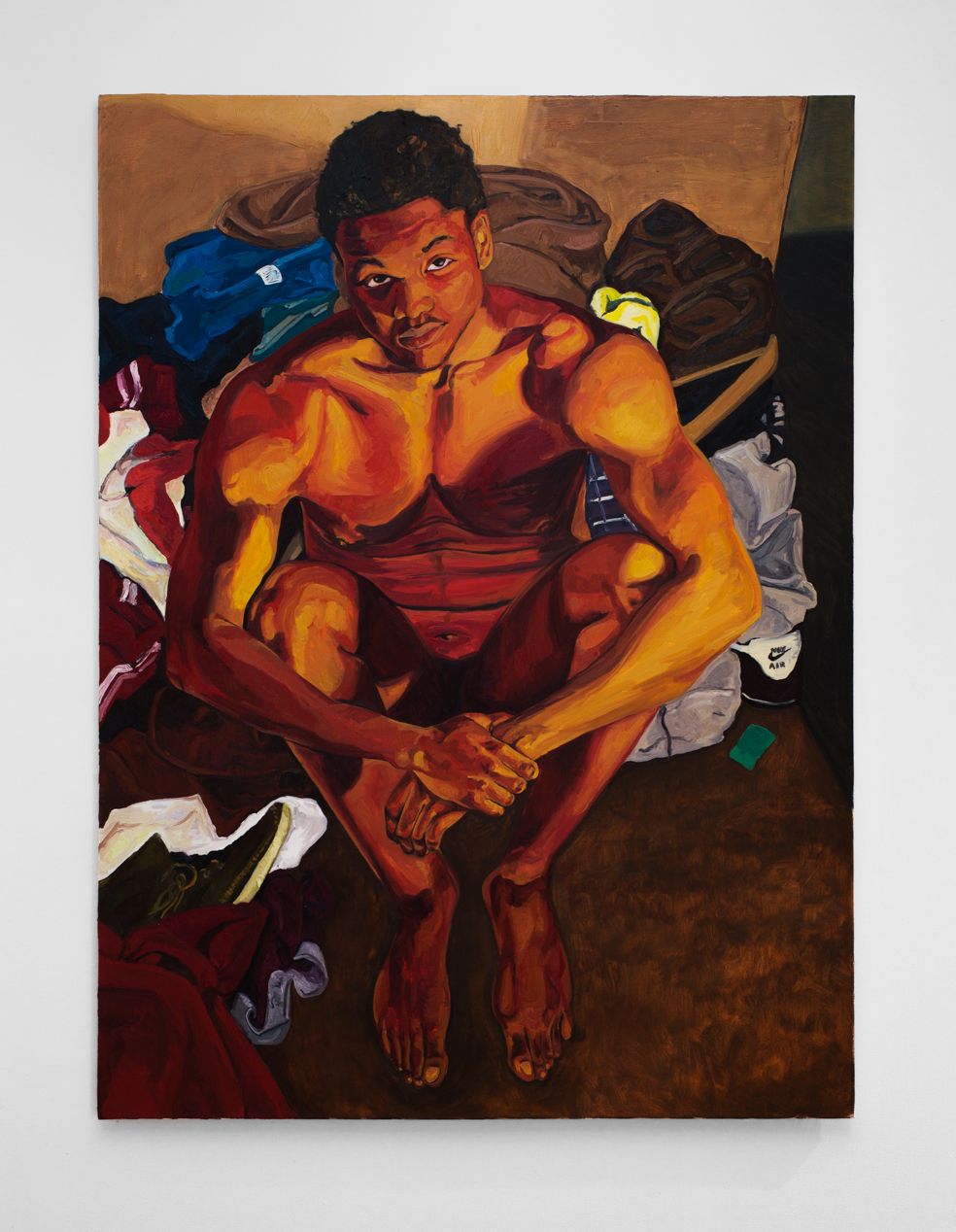 Cornelius, 2013, oil on canvas, 72 x 54 inches, copyright © Jordan Casteel.