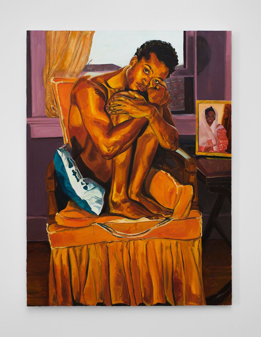 Ato, 2014, oil on canvas, 72 x 54 inches, copyright © Jordan Casteel.