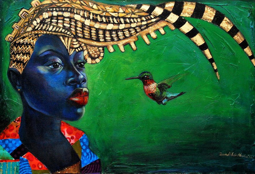 Vanquisher, 36x24 inch, mixed media on canvas