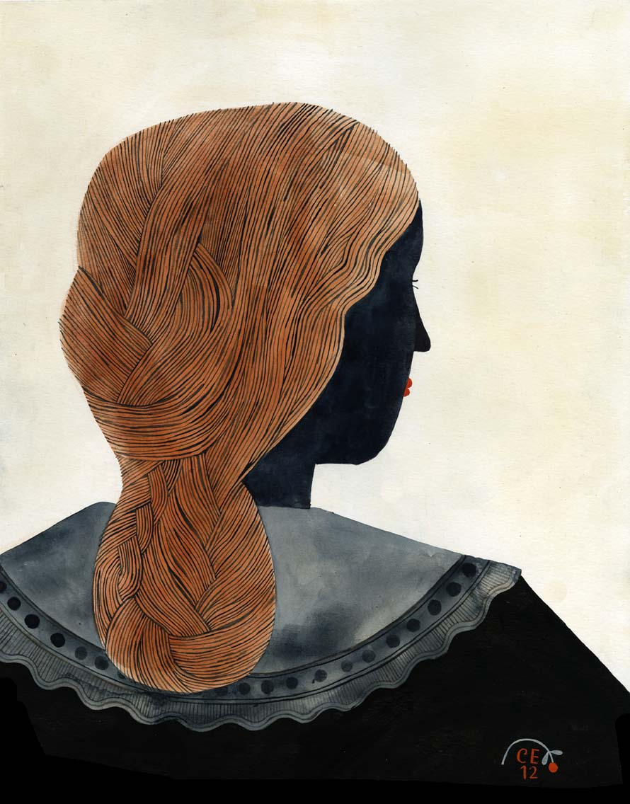 What Lies in Store, gouache on paper, 11 x 14 inches