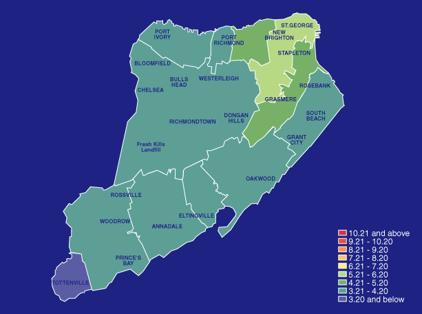 Staten Island: What can one say about Tottenville, except that it is less bohemian than the Fresh Kills landfill?