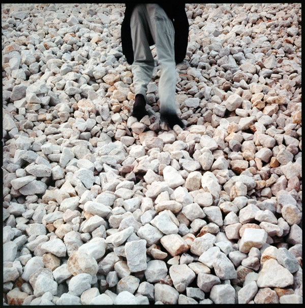 Rocks, climbing, Trondheim, Norway, March 2001