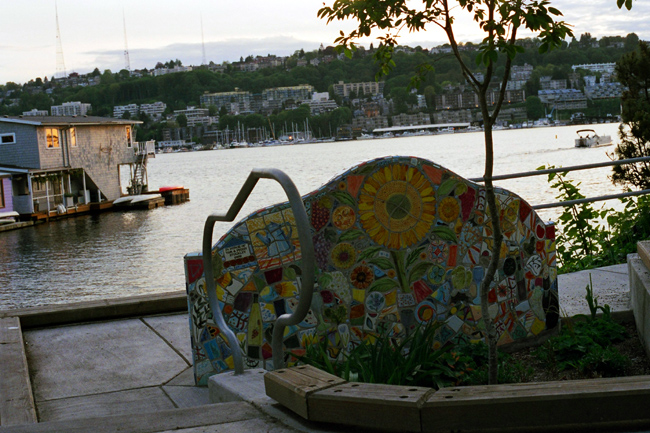 <b>Bench</b><br />I like this tiny park for two reasons: It’s a delightful place to eat lunch, and it signals that my run is almost complete.<br /><br />Mileage: 5.5 of 6.0