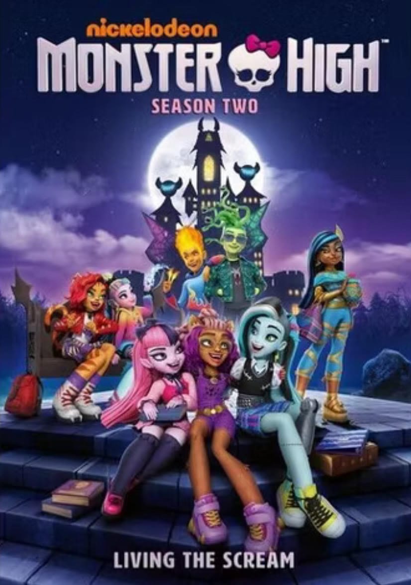 Monster High season 2 DVD cover art