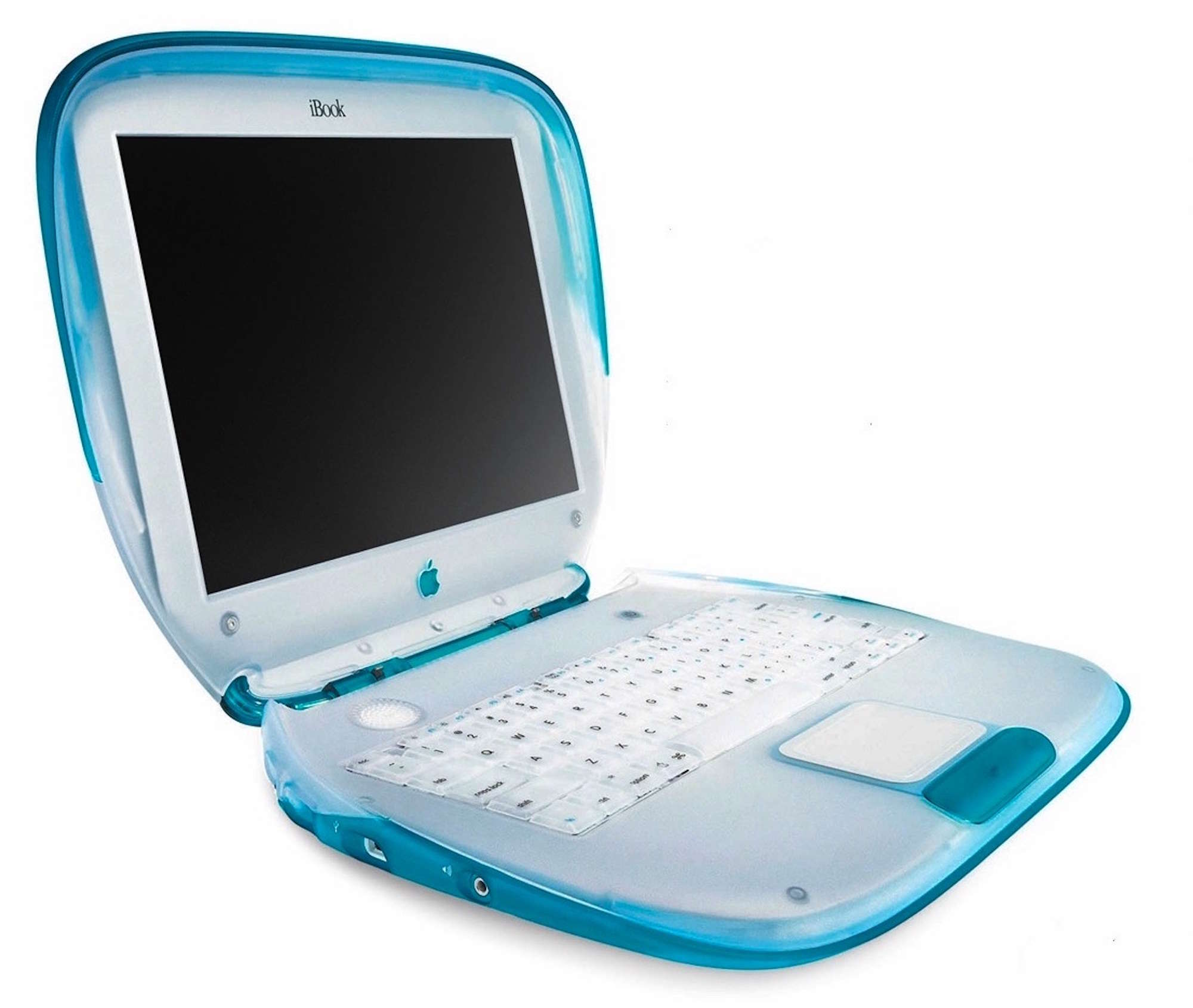 Apple's clamshell iBook.