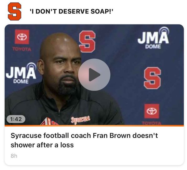 Syracuse football has its FFC, proof of concept, and recruiting... Shouldn't that be enough?