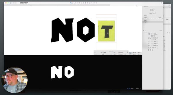 Making a New Font from Found Lettering