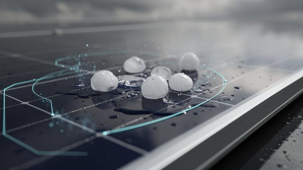 How Much Hail a Solar Panel Is Tested For