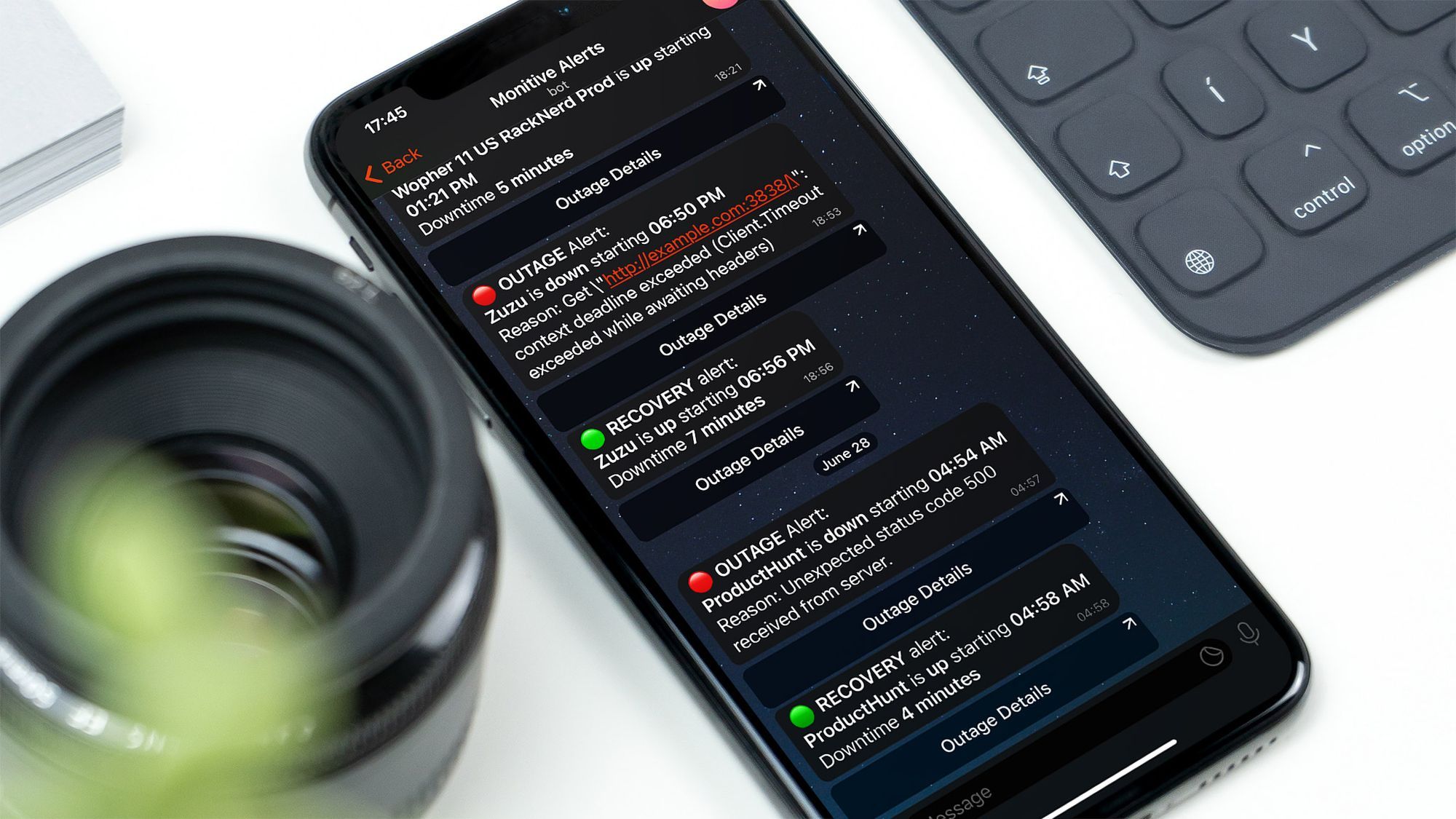 New: Telegram alerts now available