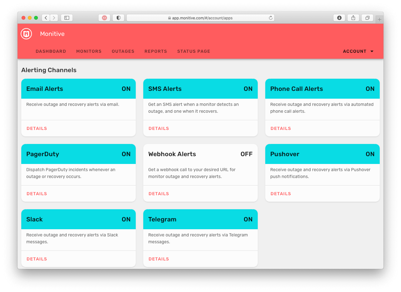 SMS & Phone Call Alerts as Recipients