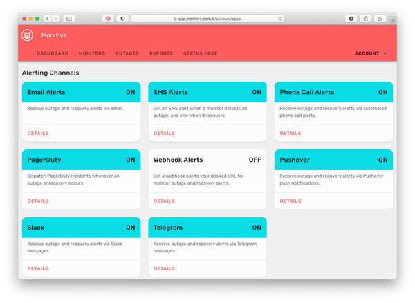 SMS & Phone Call Alerts as Recipients
