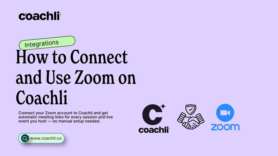 How to Connect and Use Zoom on Coachli
