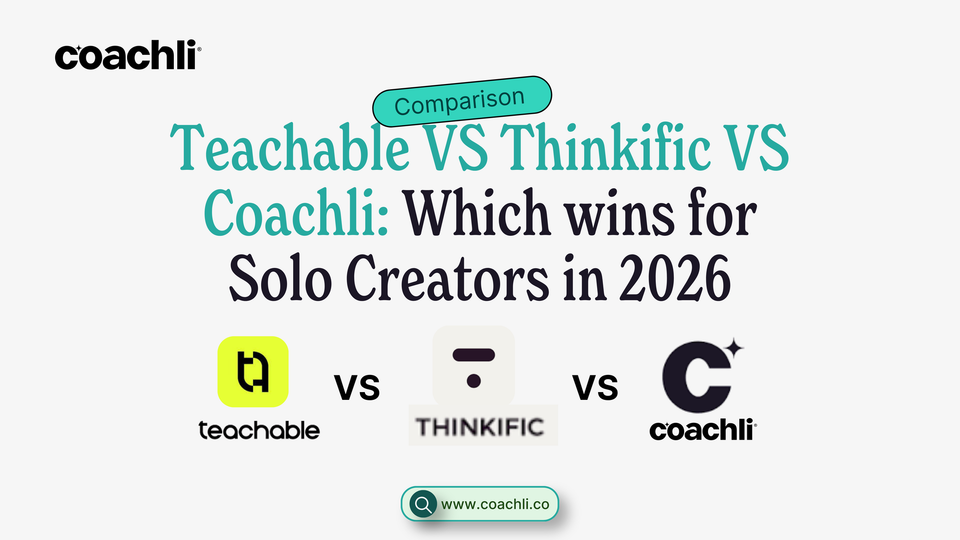 Teachable vs Thinkific vs Coachli: Which Wins for Solo Creators in 2026
