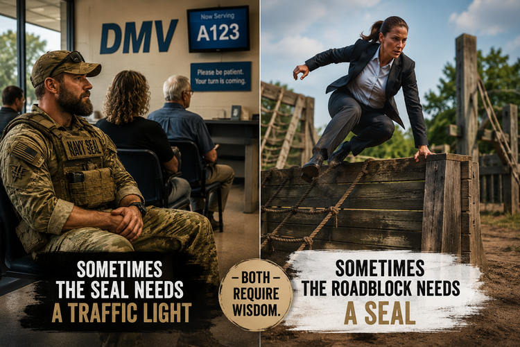 Sometimes the SEAL Needs a Traffic Light — Sometimes the Roadblock Needs a SEAL