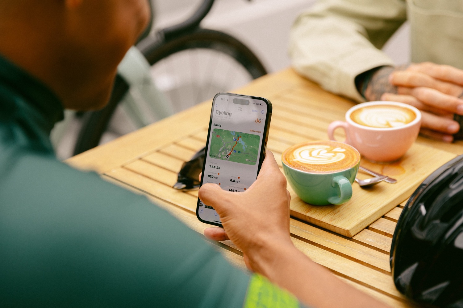 Cycling with an Apple Watch Ultra