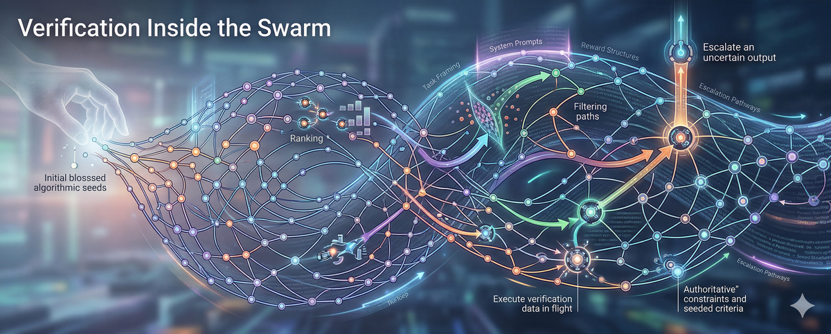 Verification Inside the Swarm