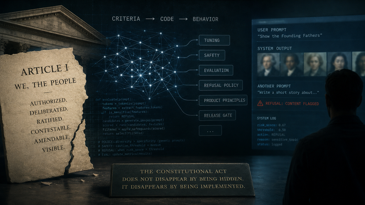 The Constitution That Never Happened