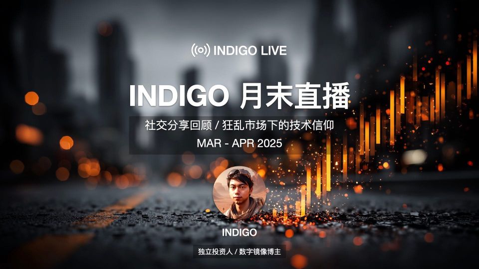 INDIGO LIVE / 狂乱市场下的技术信仰 - 月末直播回放 2025.04