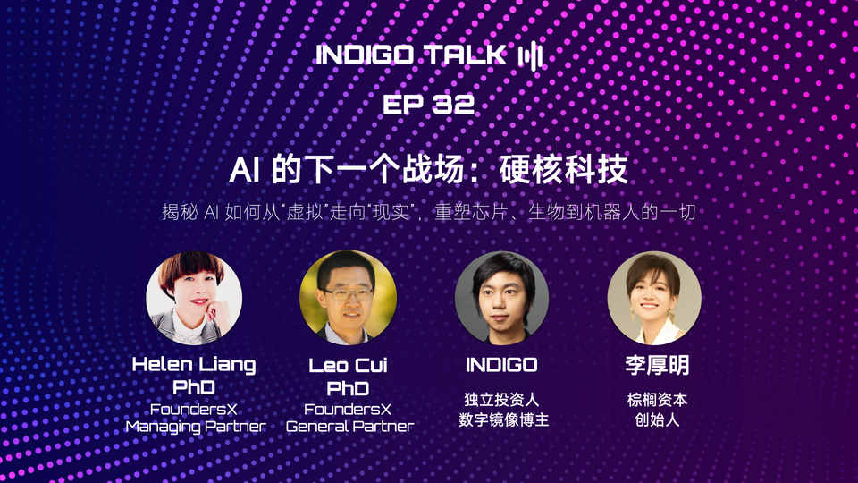 INDIGO TALK / AI 的下一个战场：硬核科技 - EP32