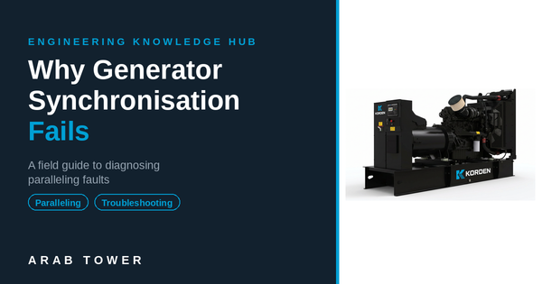 Why Generator Synchronisation Fails: A Field Guide to Paralleling Faults