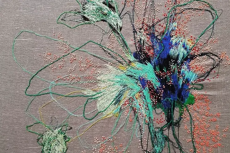 The Abstract Embroideries of Kristine Stattin