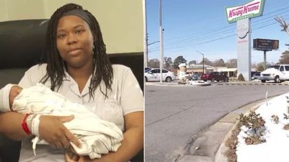 Black Mom Delivers Baby in Krispy Kreme Parking Lot During Snowstorm in Alabama