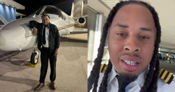 Young Black Pilot Who is Also a Rapper Faces Backlash Over Locs and Grill