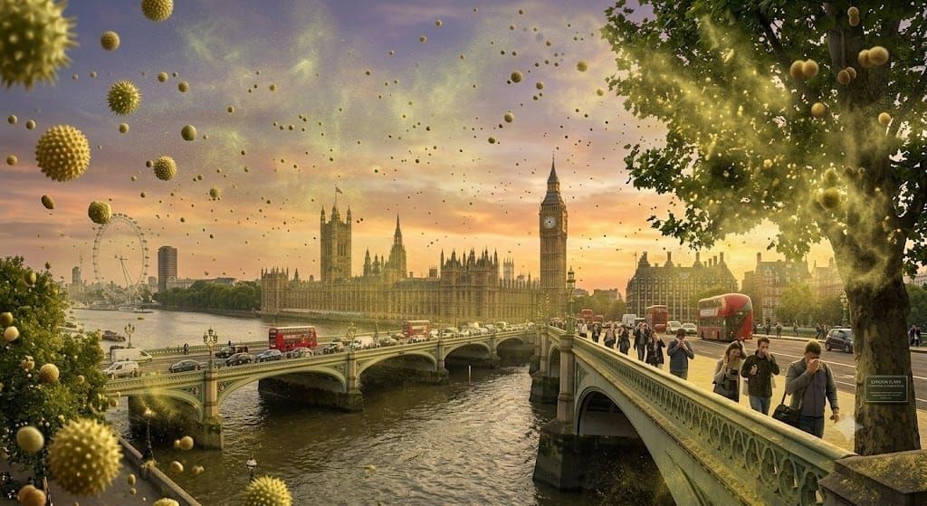 The evening 'pollen shower' may account for your more troublesome hay fever symptoms later on in the day!
