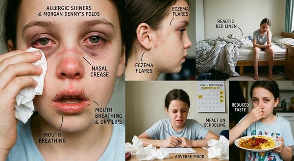 Learn about hay fever symptoms