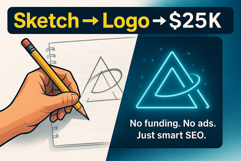 How Sketch Logo AI Hit $25K in 6 Months Without Funding