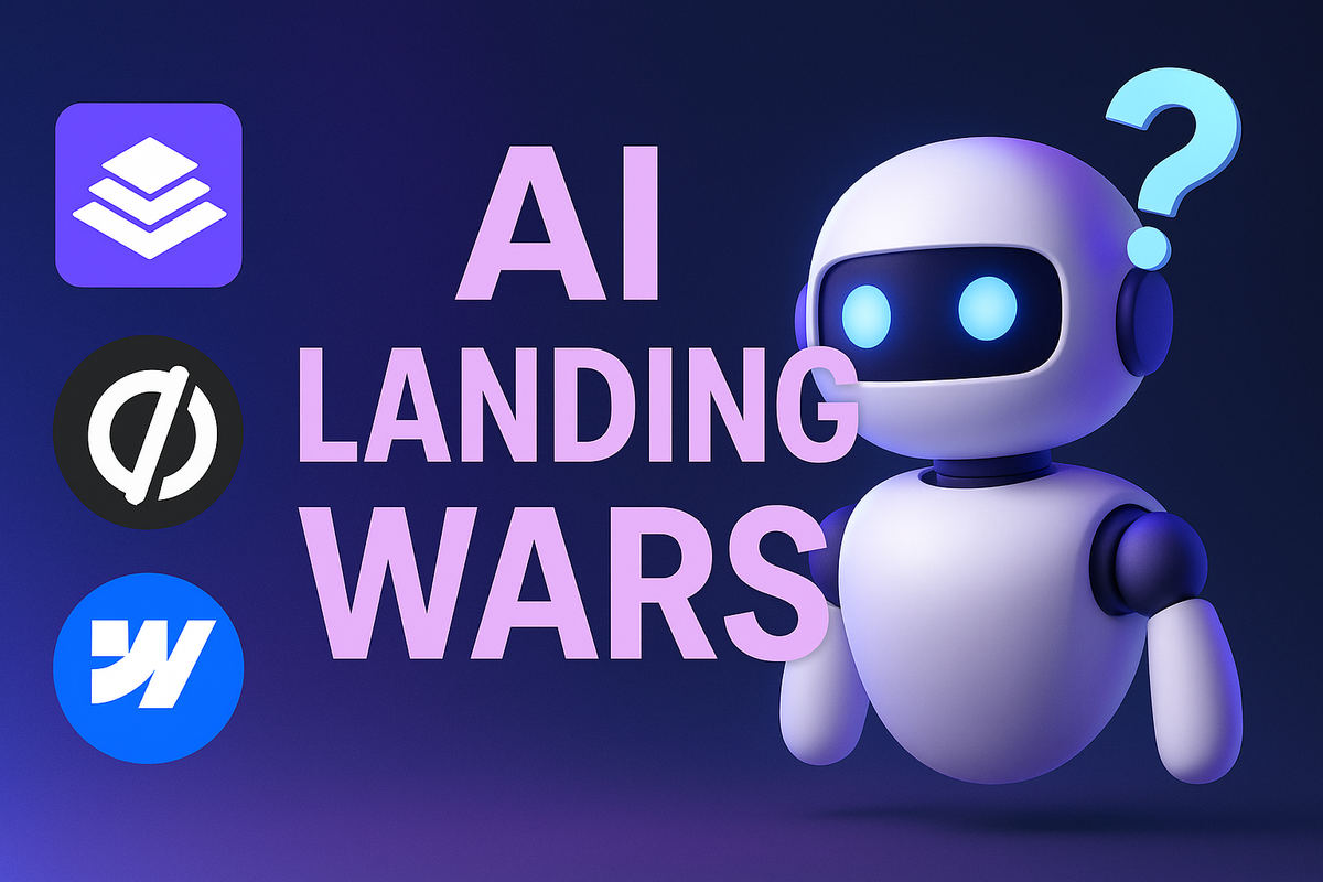 AI Landing-Page Builders Market Outlook 2025-2030: Why Personalization Beats Templates (Webflow vs Unbounce vs Leadpages)